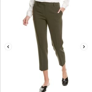 Theory Trecca Pant in Good Wool Olive